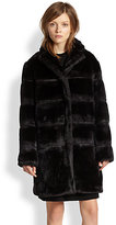 Thumbnail for your product : Marc by Marc Jacobs Quilted Faux Fur Coat