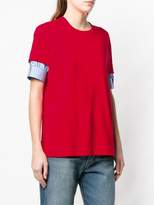 Thumbnail for your product : No.21 short layered sleeve T-shirt