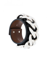 Thumbnail for your product : Givenchy Infinity Leather Bracelet With Chain