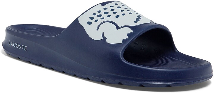 lacoste slides black
