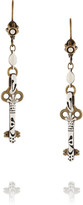 Thumbnail for your product : Isabel Marant Watergate brass resin earrings