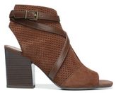Thumbnail for your product : Franco Sarto Fantana Suede Peep Toe Booties