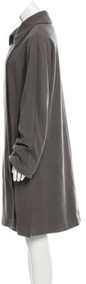 Halston Wool Knee-Length Coat