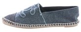 Thumbnail for your product : Chanel Denim CC Espadrille Flats