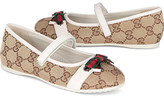 Thumbnail for your product : Gucci Canvas and leather shoes 4-8 years
