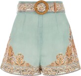 Printed Linen Devi Shorts 