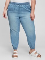 Thumbnail for your product : Gap Soft Indigo Joggers With Washwell™