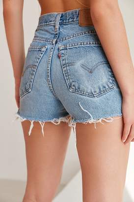 Urban Renewal Vintage Recycled Levi's Destroyed Low-Rise Slouchy Short
