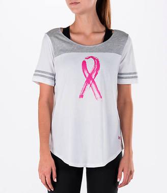 Under Armour Women's Power In Pink Baseball T-Shirt