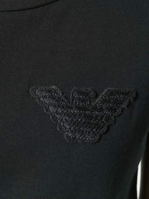Emporio Armani logo patch T-shirt