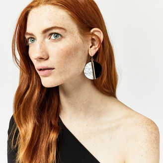 Warehouse Resin And Marble Drop Earrings