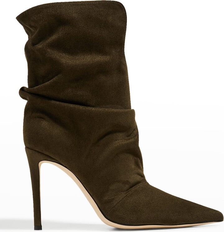 grey slouchy booties