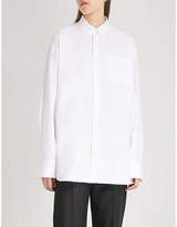 Helmut Lang Logo-embellished cotton shirt