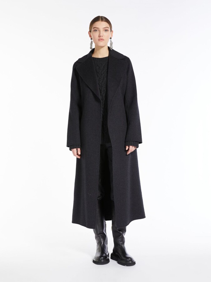 Max Mara Wool robestyle coat ShopStyle