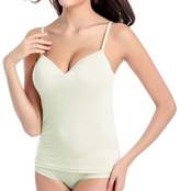 Thumbnail for your product : Shantan Modal Adjustable Strap Padded Self Bra Tank Top Camisole Cami
