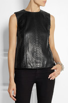 Thumbnail for your product : Belstaff Python and jersey top
