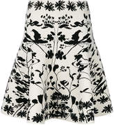 Alexander McQueen woodland print skirt