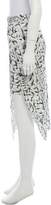 Thumbnail for your product : Helmut Lang Printed Knee-Length Skirt