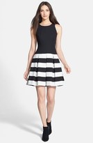 Thumbnail for your product : Milly 'Anna' Stretch Crepe Fit & Flare Dress