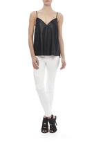 Thumbnail for your product : Blaque Label Black Vegan Leather Top