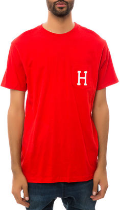 HUF The Classic H Pocket Tee in Red