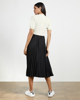 Thumbnail for your product : Ted Baker KNITO Knit top pleated dress