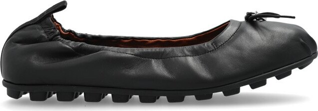 Hogan Olympia Bow Detailed Ballerinas