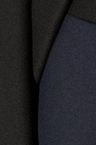 Thumbnail for your product : Chalayan Color-block wool-blend twill coat