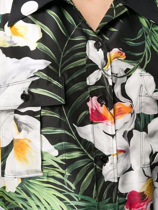 Dolce & Gabbana Oversized Tropical Print Shirt