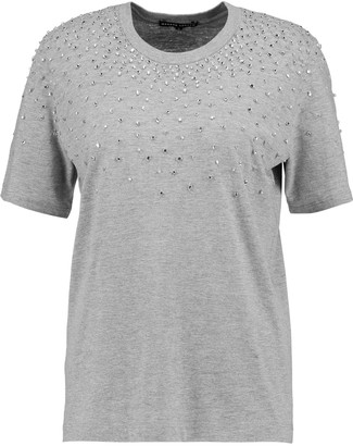 Markus Lupfer Alex crystal-embellished cotton-blend jersey T-shirt