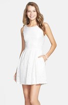 Thumbnail for your product : Mimichica Mimi Chica Lace Skater Dress (Juniors)
