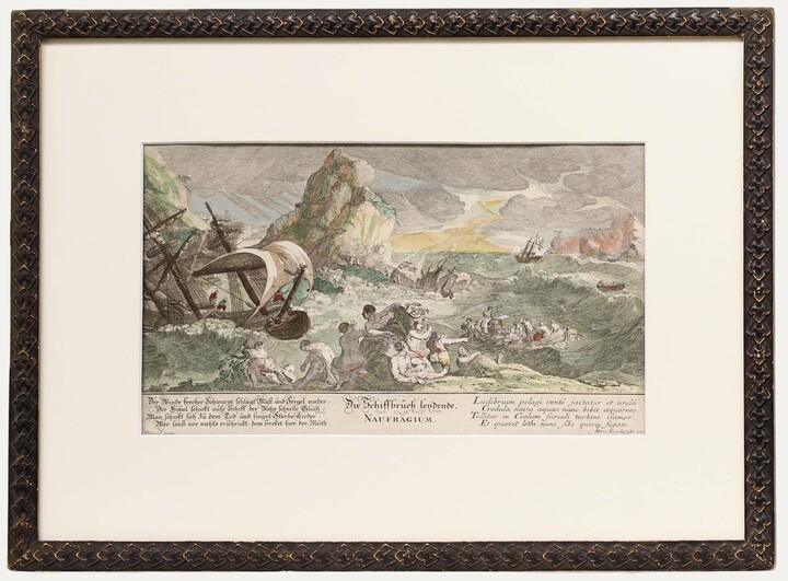1stDibs Unknown, Jacques Rigaud (1680-1754) - 19th Century Engraving, The Shipwreck, 19th Century