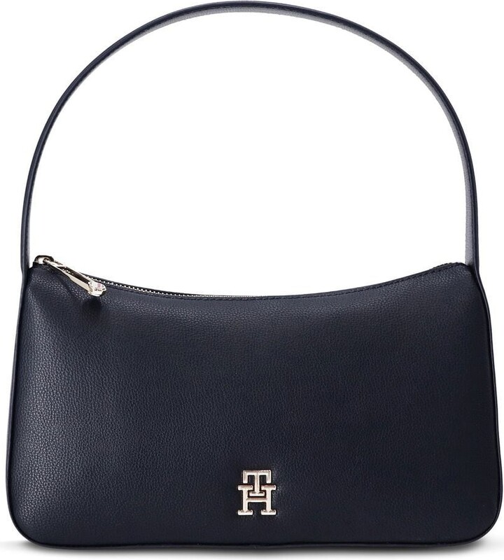 Tommy Hilfiger Women's Logo Charm Crescent Shoulder Bag