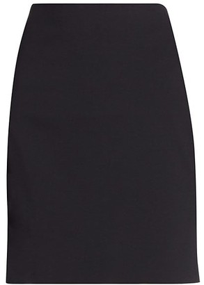 Akris Punto Elements Jersey Mini Skirt