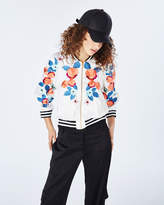 Thumbnail for your product : Nicole Miller Daydream Embroidery Bomber