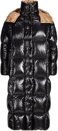 MONCLER COLLECTION Parnaiba Hooded Long Down Jacket ShopStyle Coats