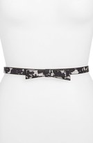 Thumbnail for your product : Kate Spade Lace Print Skinny Belt