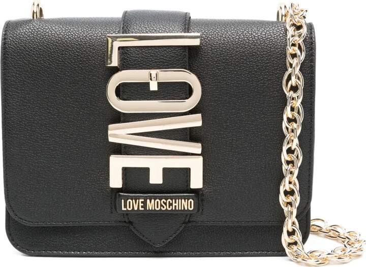 Love Moschino Logo-Plaque Crossbody Bag