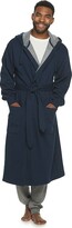 Thumbnail for your product : Hanes Men's 1901 Athletic Hooded Cotton Fleece Robe