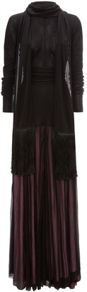 J.W.Anderson Belted Scarf Maxi Dress
