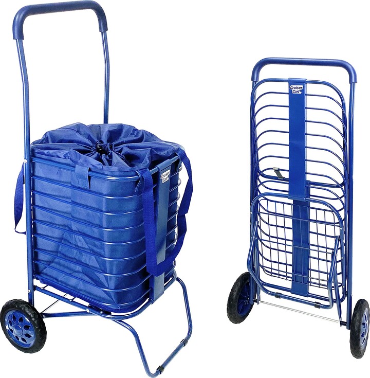 dbest products Cruiser Cart Flex Shopping Bag Cover Grocery Rolling