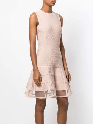 Alexander McQueen Sleeveless Mini Knit dress