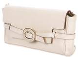 Thumbnail for your product : Anya Hindmarch Leather Flap Clutch