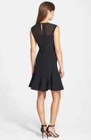Thumbnail for your product : Vince Camuto Embellished Lace Trim Fit & Flare Dress