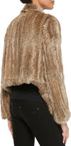 Thumbnail for your product : Belle Fare Open-Front Knitted Rabbit Jacket