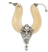 Thumbnail for your product : Ben-Amun Ben Amun Pearl and Crystal Statement Necklace