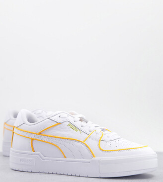 Puma CA Pro neon pipe trainers in white and orange exclusive to ASOS -  ShopStyle