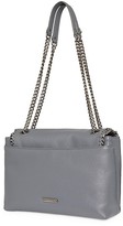Thumbnail for your product : Rebecca Minkoff Edie Chain-Trimmed Leather Shoulder Bag