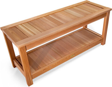 All Things Cedar Deluxe Patio Bench
