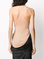 Thumbnail for your product : Ann Demeulemeester High Low Tank Top